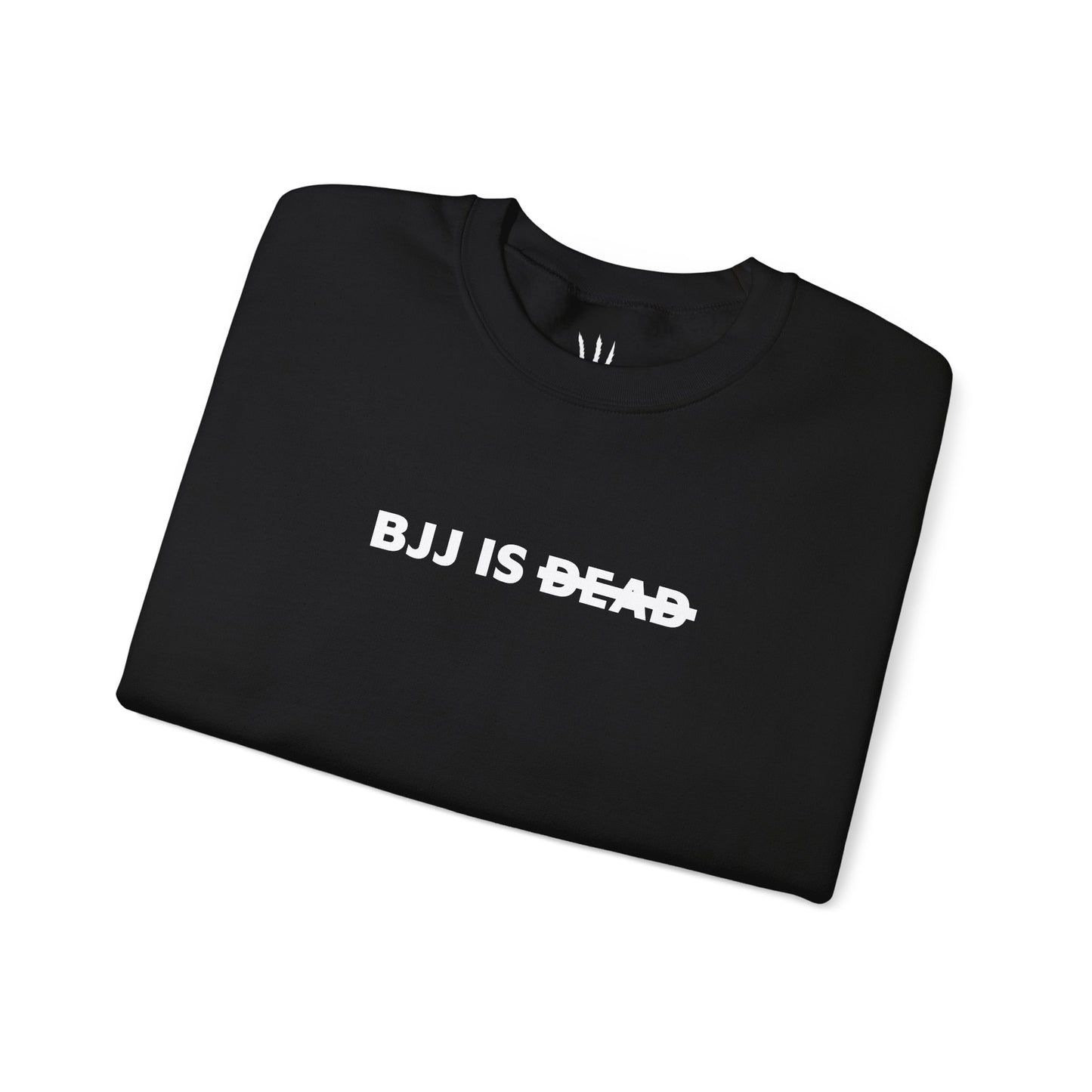 "BJJ IS DEAD" Sweater - Black Heavy Blend™ Crewneck Sweatshirt
