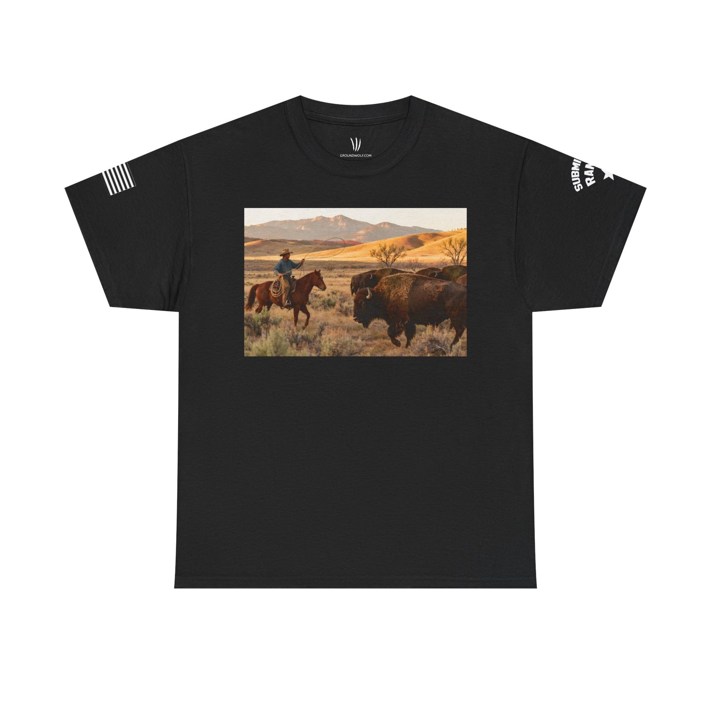 "Submission Cowboy" T-Shirt - Black
