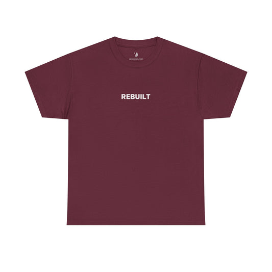 “Rebuilt” T-Shirt – Burgundy