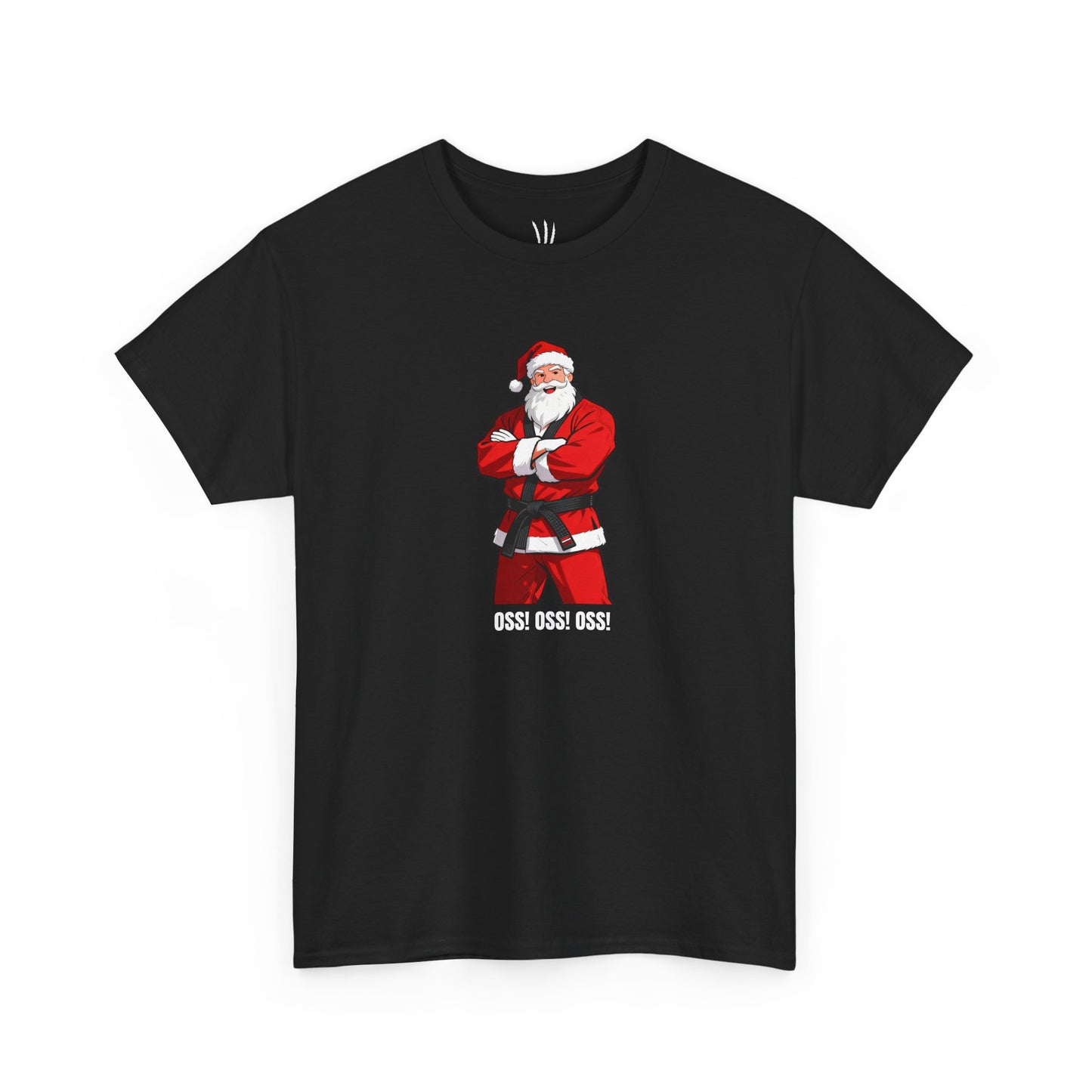 Santa "OS! OS! OS!" T-Shirt - Black
