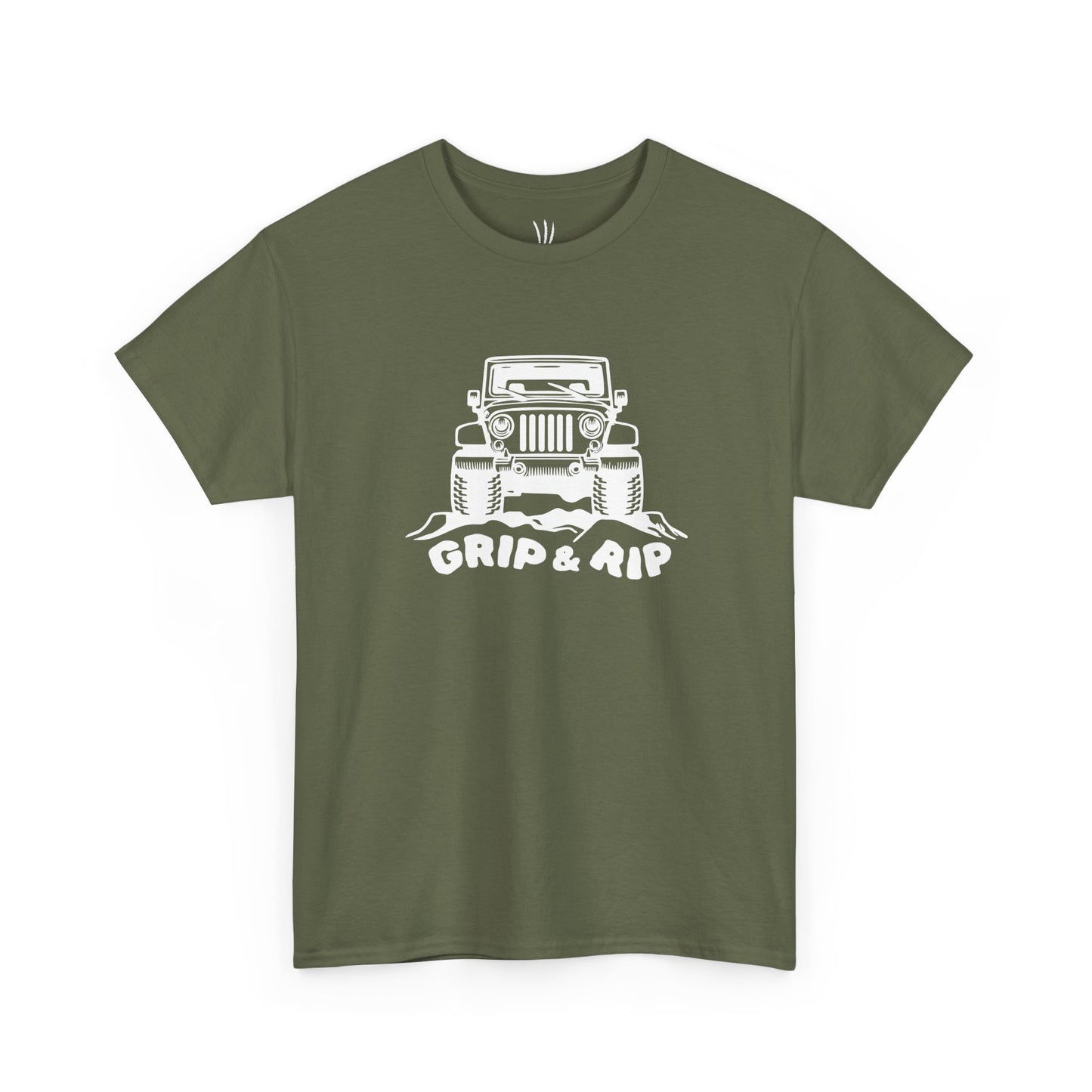 “Grip and Rip” Tee – Military Green