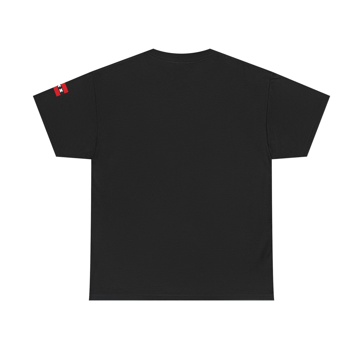“Grondwerk” Tee – Black (Amsterdam Flag Edition)