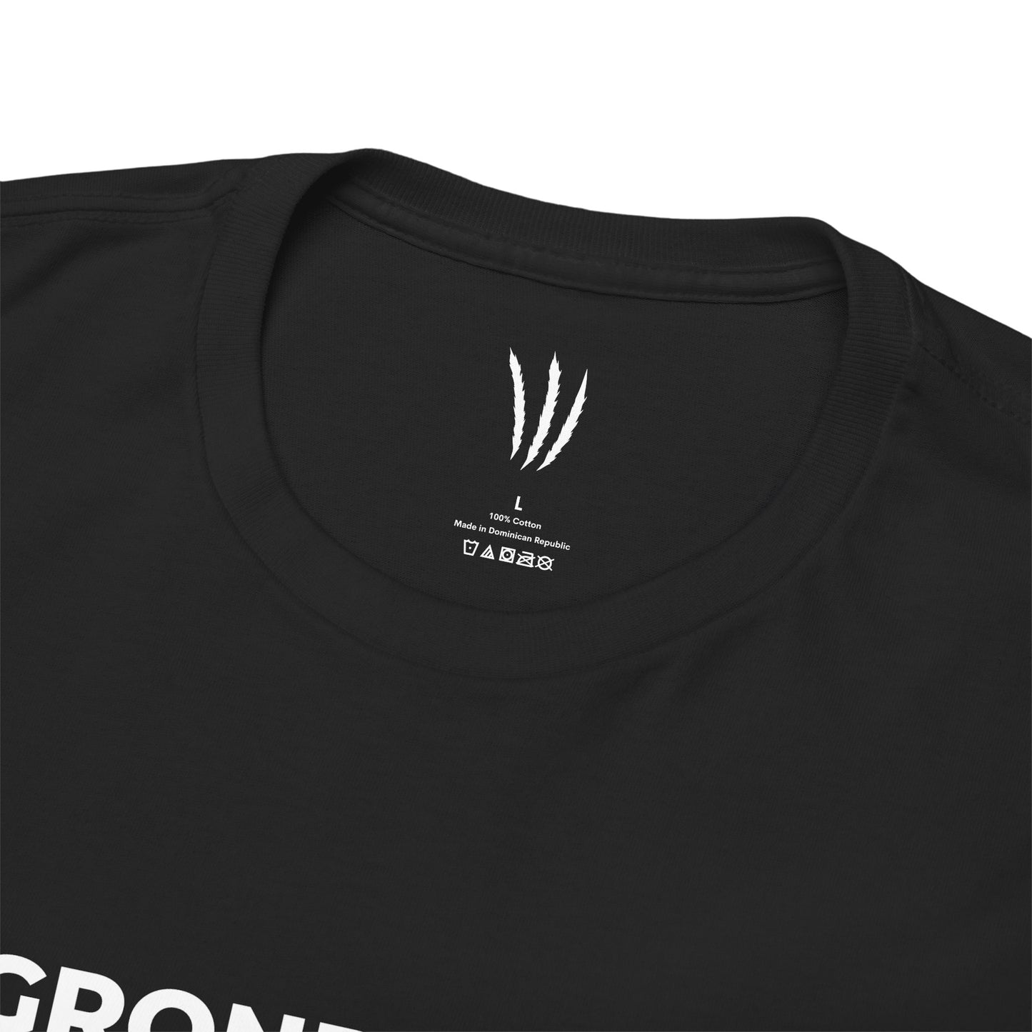 “Grondwerk” Tee – Black (Amsterdam Flag Edition)