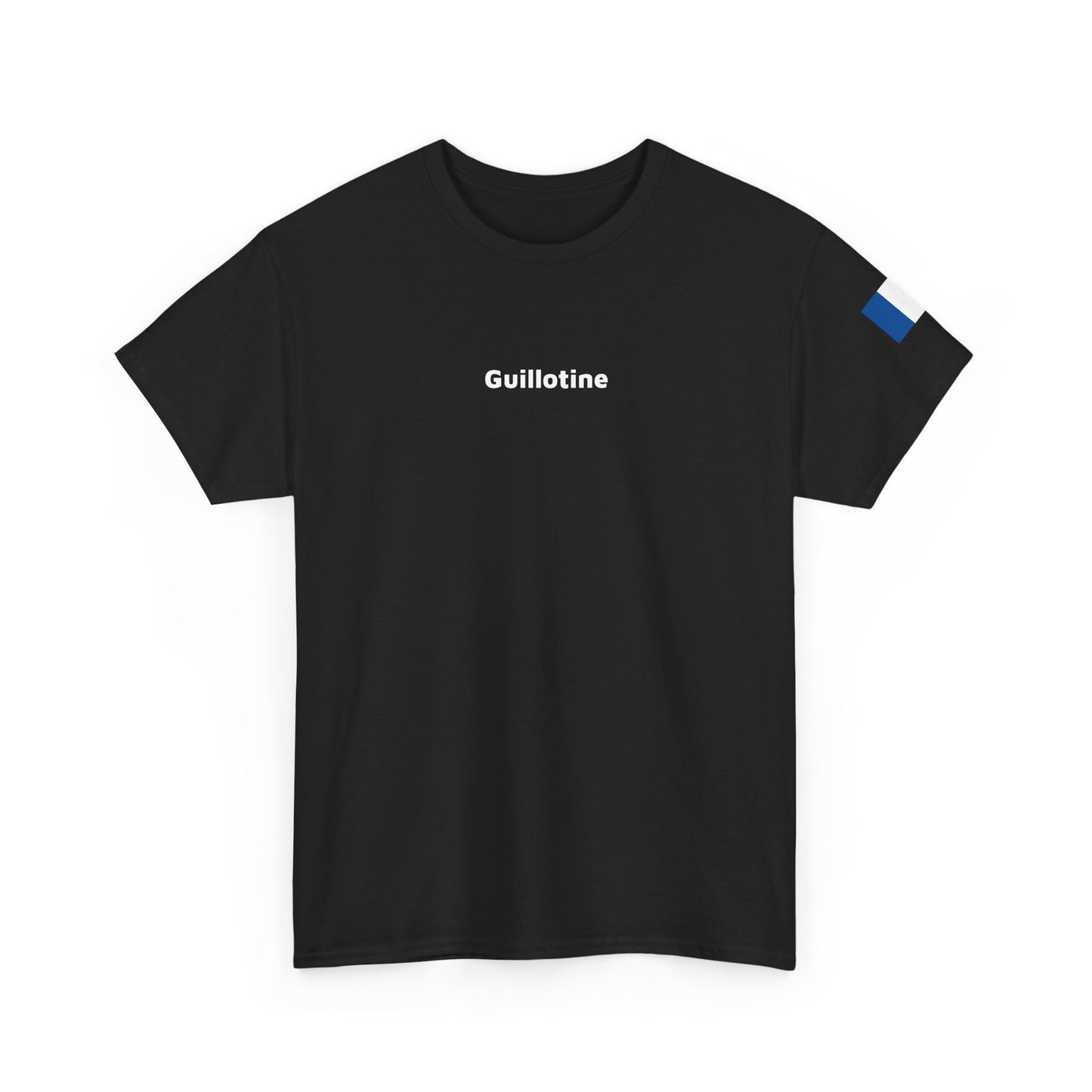 Guillotine” Tee – Black (French Flag Edition)