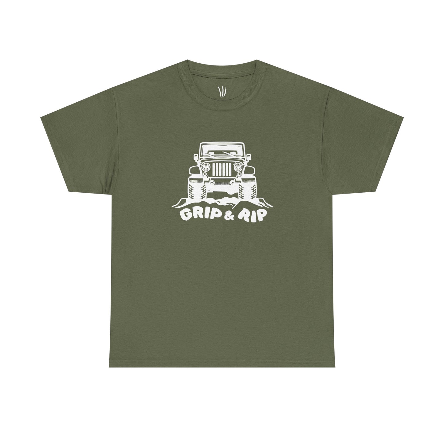 “Grip and Rip” Tee – Military Green