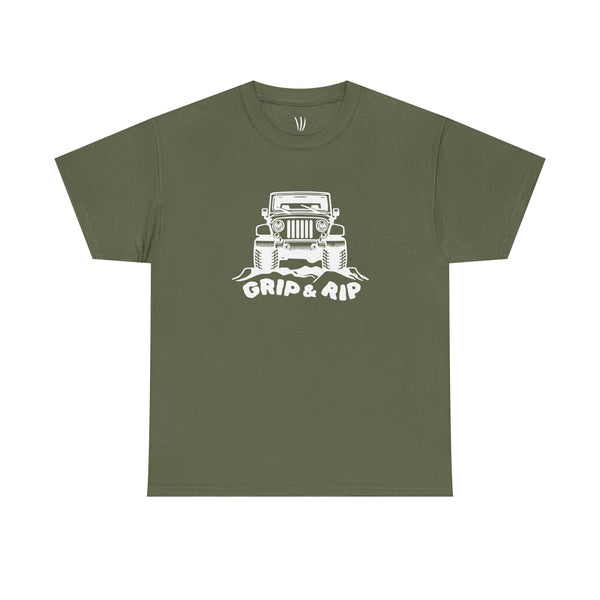 “Grip and Rip” Tee – Military Green