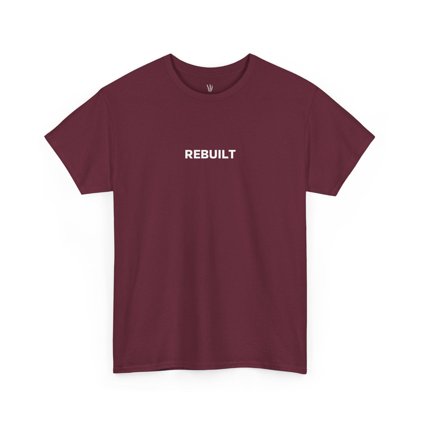 “Rebuilt” T-Shirt – Burgundy