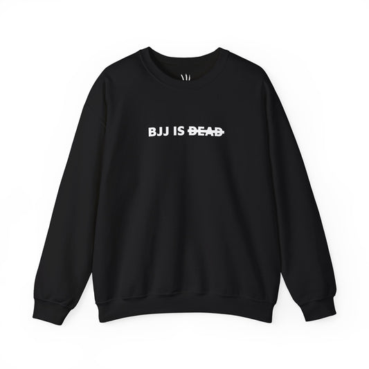 "BJJ IS DEAD" Sweater - Black Heavy Blend™ Crewneck Sweatshirt