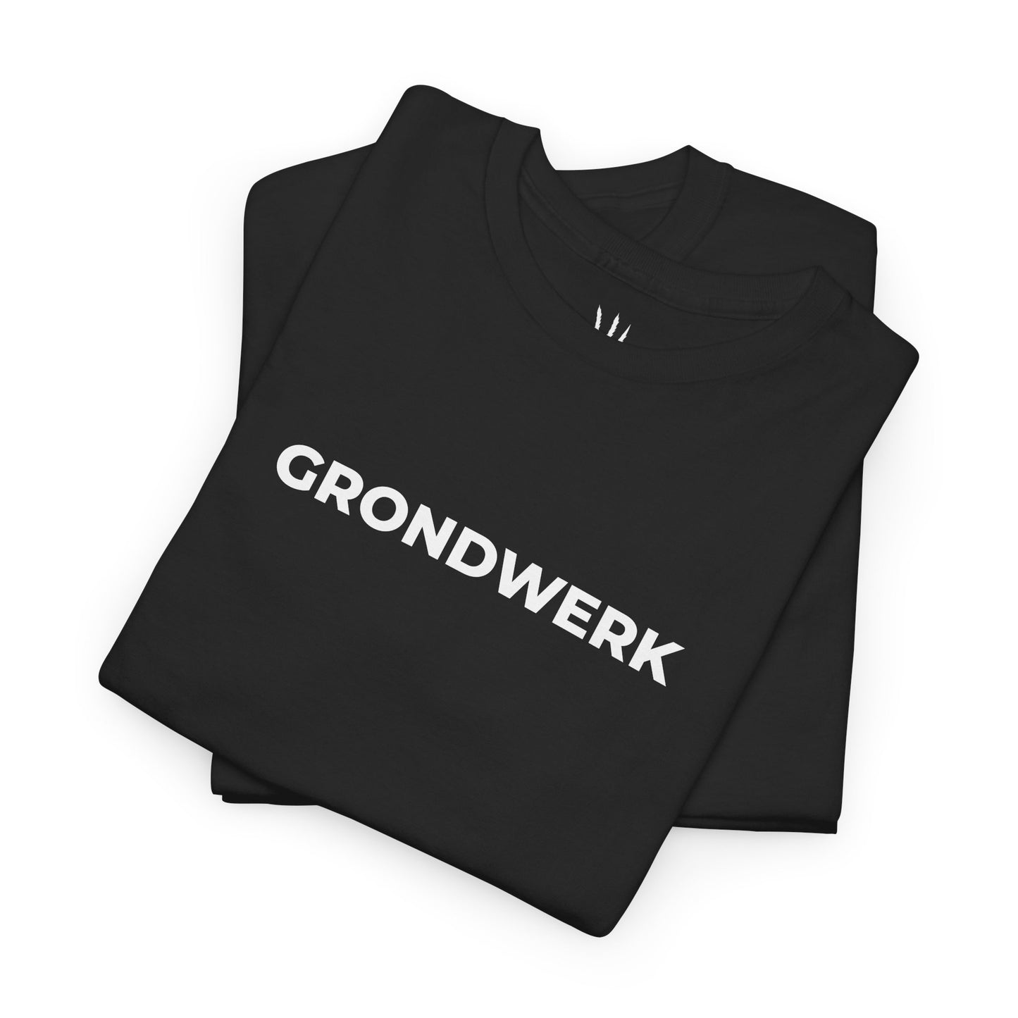 “Grondwerk” Tee – Black (Amsterdam Flag Edition)